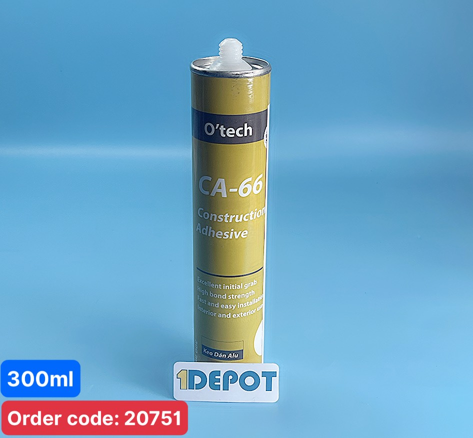 KEO DÁN XÂY DỰNG ĐA NĂNG CHO GỖ, ALU, MICA SƠN ĐƯỢC OTECH CA-66 300ML MÀU BE NHẠT