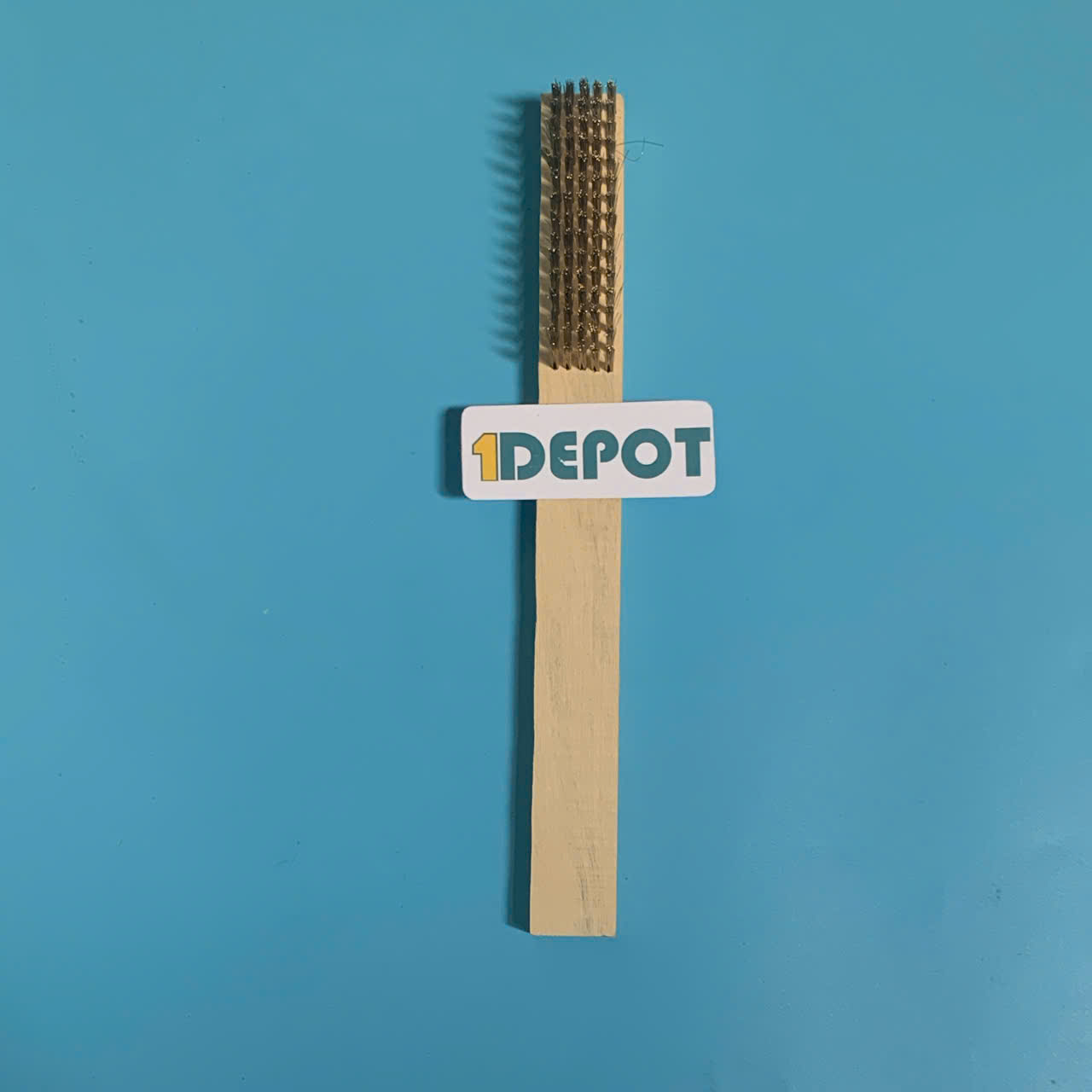 Bàn chải đồng cán gỗ 5 hàng