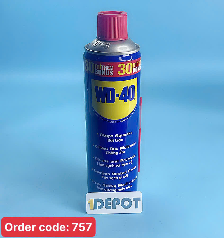 Dầu chống gỉ sét WD-40 412ml, 24 chai/ thùng