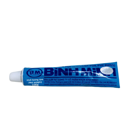 KEO DÁN ỐNG PVC BÌNH MINH TUÝP 100G