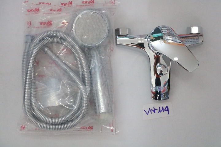Bộ vòi củ sen nóng lạnh Vanni VN-114