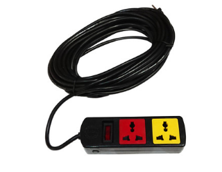 Ổ cắm 2 ba chấu 1 công tắc dây 5mx2 LiOA 2TH52-16A