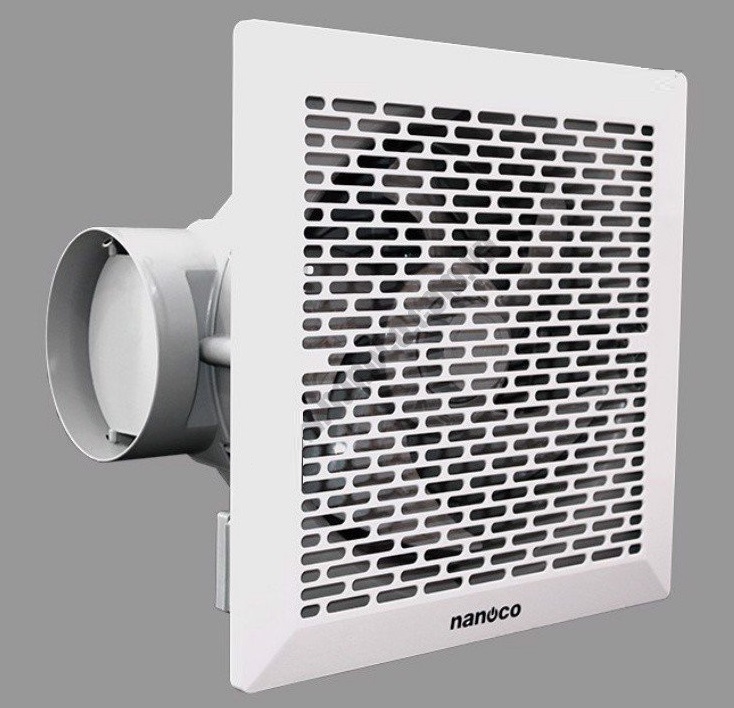 Quạt hút âm trần 18W Nanoco NCV2020-C không cần ống dẫn khí
