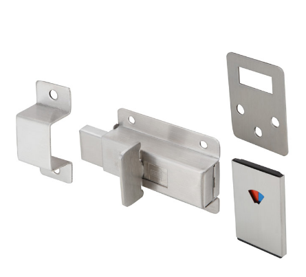 Chốt cửa toilet diy HAFELE 489.71.060, kích thước 60×40 mm