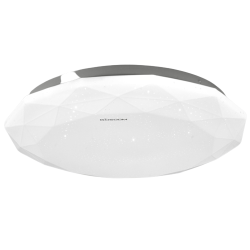 Đèn led ốp trần nổi 18W KOSOOM OP-KS-KC-18 (ánh sáng vàng), loại tròn kim cương , kích thước Ø330 x 63mm
