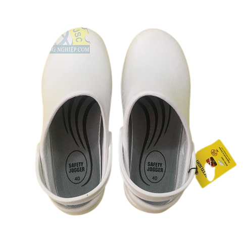 Dép chống trượt SAFETYJOGGER WHT-40 màu trắng, size 40