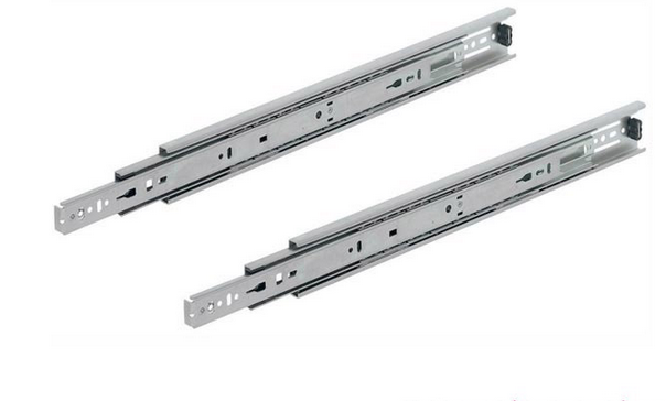 Ray bi 3 tầng mở toàn phần không giảm chấn 400mm, Hafele 494.02.463, chất liệu thép