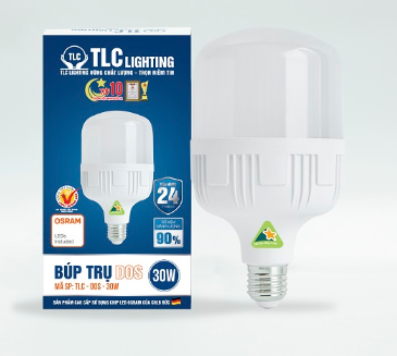 Đèn led búp trụ TLC-DOS-30W-01 ánh sáng trắng