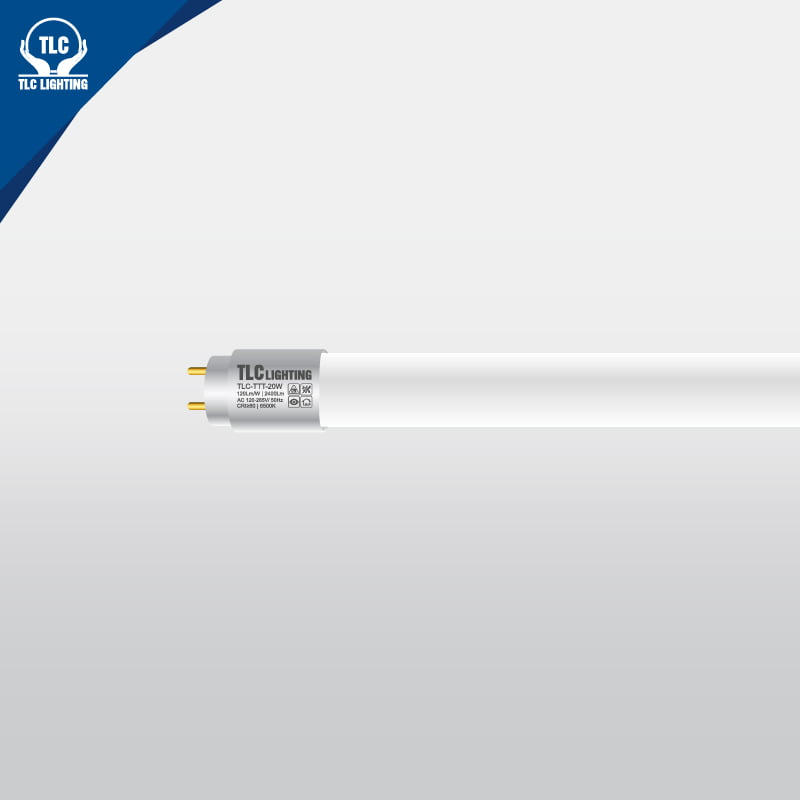 Bóng tuýp led thủy tinh 1.2m TLC-TTT-28W-01 ánh sáng trắng