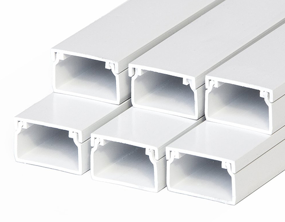 Nẹp luồn dây điện có nắp 100x40mm Sino GA100/02