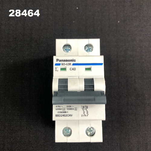 Cầu dao tự động MCB 2P 40A 6kA Panasonic BBD2402CNV, 240VAC