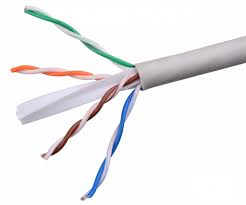 Dây cáp mạng Nanoco NC5E-U10, Cat5e UTP 0.51mm 4 Pairs chống nhiễu, 10% cu màu xanh, 305m/cuộn