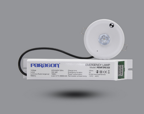 Đèn led sạc khẩn cấp 3W Paragon PEMF3RC-G2 5000K