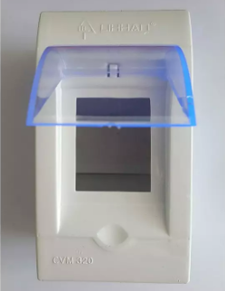 Hộp nổi đựng MCB, CB SINO, tép 2P có nắp đậy