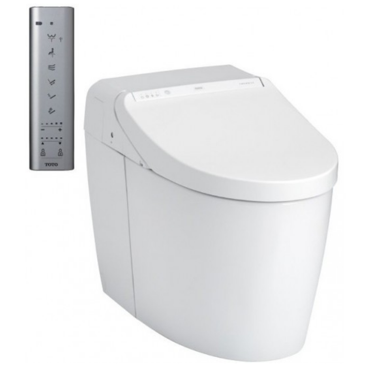 Bàn cầu NEOREST DH Toto CS988PVT/TCF9575Z, bảng điều khiển từ xa. Phụ kiện bao gồm van khóa và gioăng đế