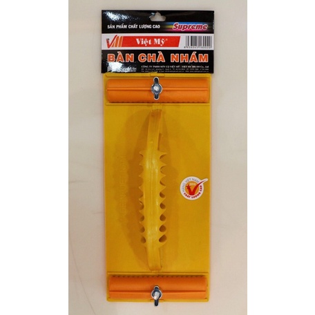 Bàn chà nhám Việt Mỹ màu vàng