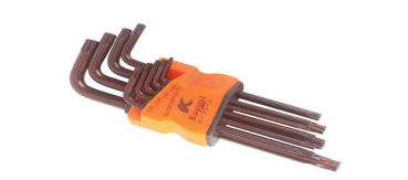 Bộ lục giác 2 đầu bông xi nâu 9 chi tiết Kapusi K-0831