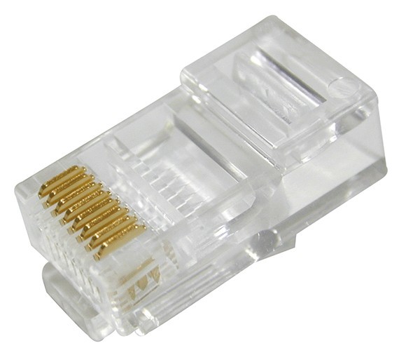 Đầu nối cáp FTP, 6-2111989-3 Cat.6, RJ45, 26-23 AWG, 5.7-7.0mm (loại 3 mảnh) 100 cái/ bịch