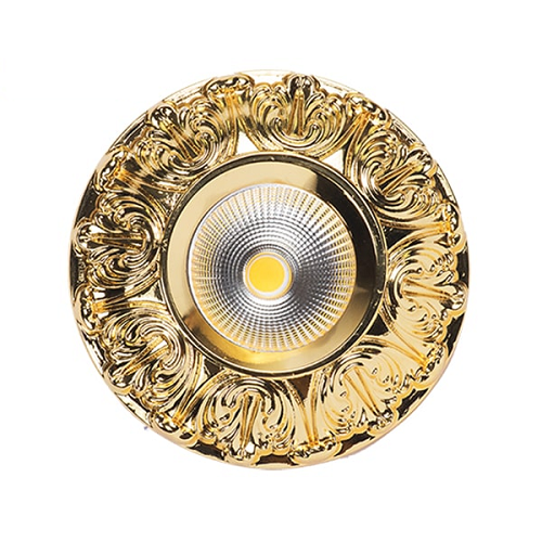 Đèn led âm trần cổ điển Gold 18K-Premier 10W TLC-ACĐ-TV-10W, ánh sáng vàng