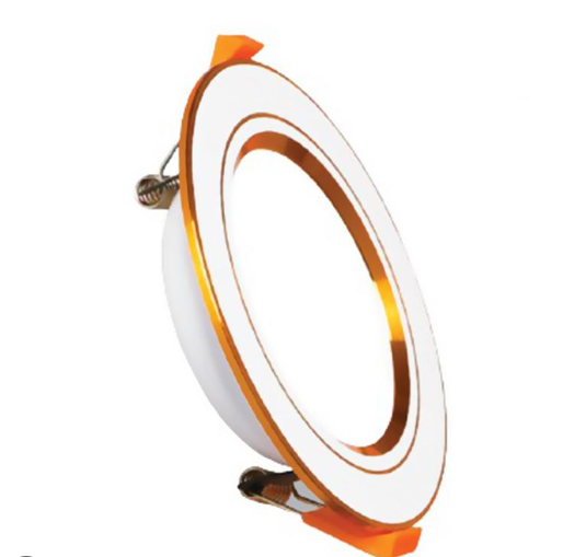 Đèn LED Downlight MPE 12W DLV2-12T viền vàng, ánh sáng trắng, loại tròn âm trần
