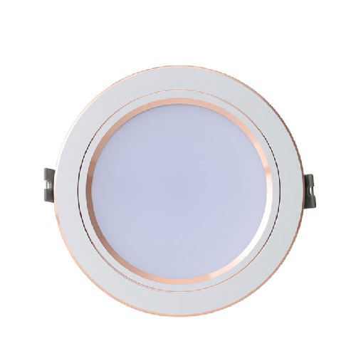 Đèn LED Downlight Rạng Đông AT10 90/7W 3000K (G) SS, ánh sáng vàng, viền vàng