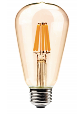 Đèn led sợi tóc Edison 4W Mỹ Linh A60-4T-27, ánh sáng vàng 2700K, vỏ trắng