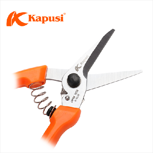 Kéo cắt cành lưỡi đen nhọn Kapusi K-8638
