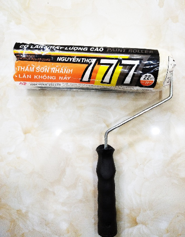 Lăn sơn 777 lông vàng Việt Mỹ, dài 7cm