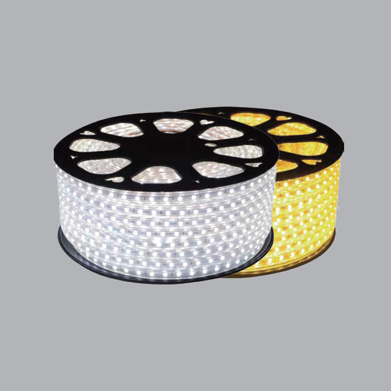 LED dây AC 2835 MPE LS2 2835AC-V ánh sáng vàng, công suất 9W/m, 180LED/m, KT: 14x7mm, IP65, 50m/cuộn
