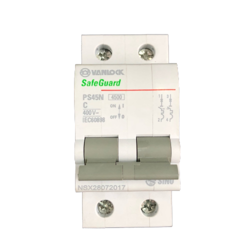 Cầu dao tự động MCB 2C 40A SINO PS45N/C2040