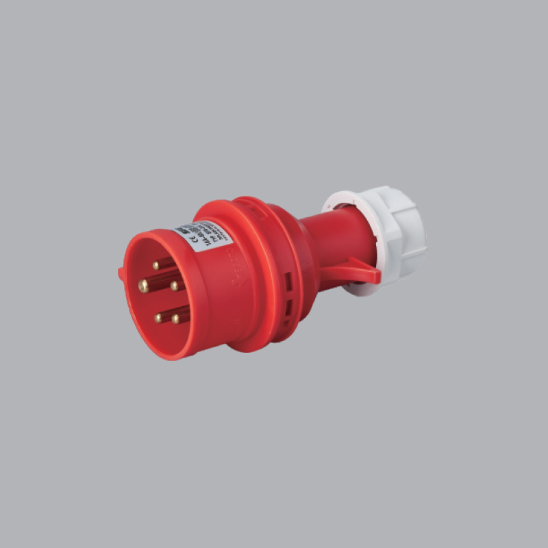 Phích cắm di động có kẹp giữ dây MPN-015 16A, 380-415V 3P+N+E-IP44