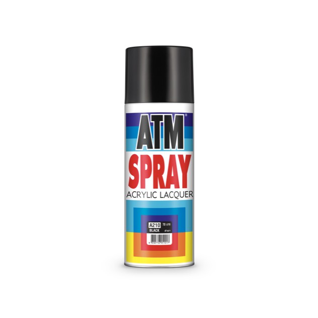 Sơn xe máy ATM A001 màu đỏ 400ml (Candy red), 12 chai/ 1 thùng