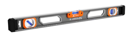 Thước thủy nhôm đúc cao cấp có tay hít 60mm Kapusi K-2553