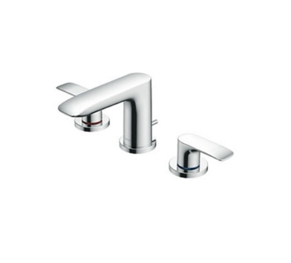 Vòi chậu tay vặn nóng lạnh GA (3 lỗ) Toto TLG04201B. Bao gồm bộ xả, không gồm ống thải chữ P