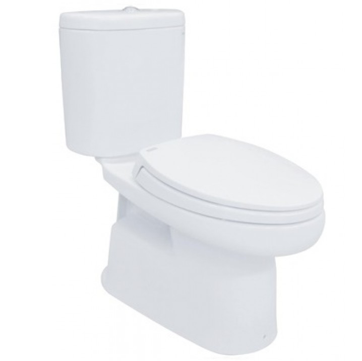 Bàn cầu hai khối, nắp đóng êm Toto CS351DT2. Hệ thống xả Siphon 6/3L