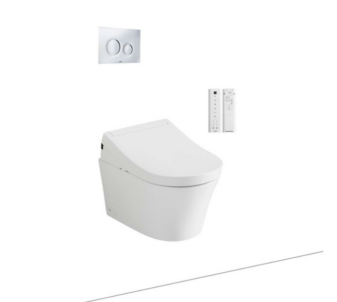 Bàn cầu treo tường Toto CW553C/TCF34570GAA/WH172AAT, kèm nắp rửa điện tử dòng S5