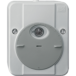 Cảm biến độ sáng 3-2000lux gắn tường, tải 10A Schneider MTN544829