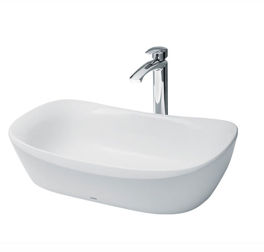 Chậu đặt bàn đá cẩm thạch nhân tạo cao cấp Toto PJS07WE