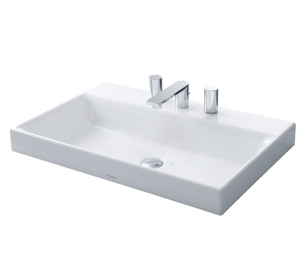 Chậu rửa lavabo đặt trên bàn (1 lỗ) Toto LW1616CB