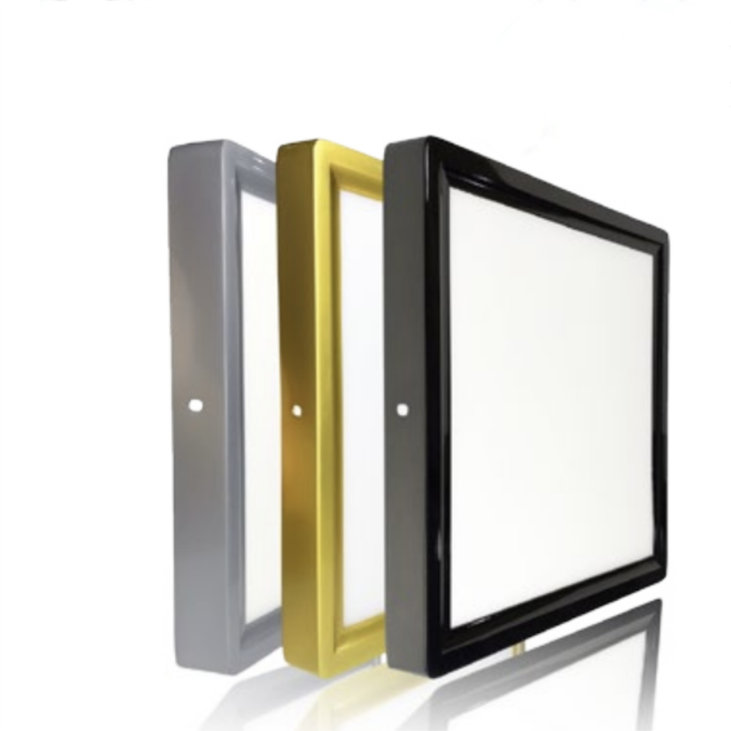 Đèn led ốp trần nano xám 20W ☐225 OC series ENA OVC20-225/SE(V)X, ánh sáng vàng