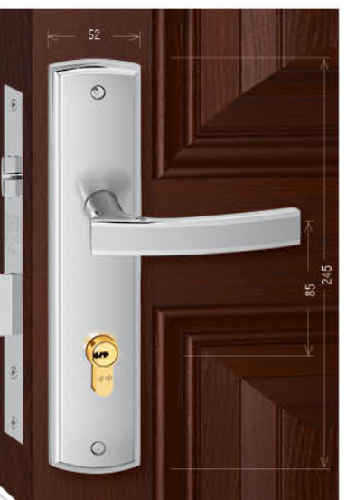 Khoá cửa đi - Hợp kim Việt Tiệp 04908