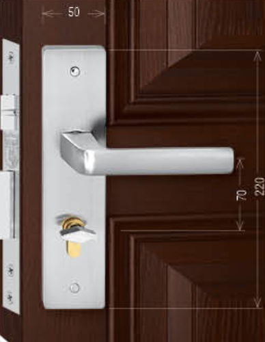 Khoá cửa thông phòng - Hợp kim Việt Tiệp 04344