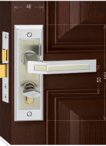 Khoá cửa thông phòng - Hợp kim Việt Tiệp 04502