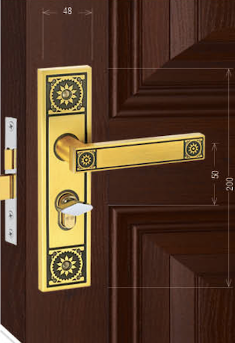 Khoá cửa thông phòng - Hợp kim Việt Tiệp 04545