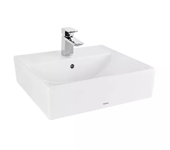 Lavabo đặt bàn vuông Toto LT710CTR