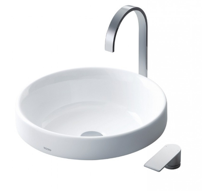 Lavabo để bàn đá cao cấp hình tròn Toto L1704