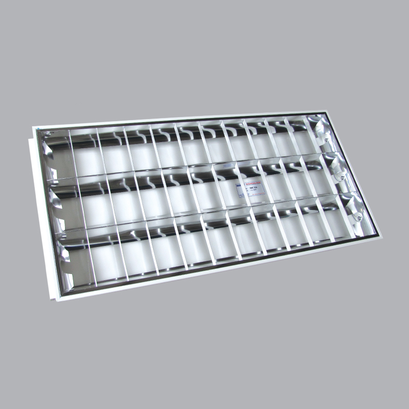 Máng đèn xương cá âm trần 3 bóng 0.6m MPE MAT 318, 605x600x83mm, 2 cái/thùng