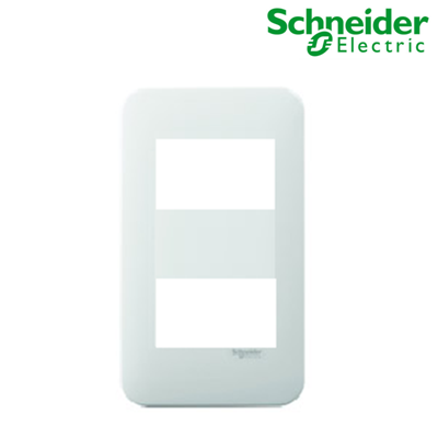 Mặt cho 2 thiết bị, size S-Flexi Schneider FG1052_WE, màu trắng