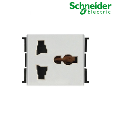 Ổ cắm đa năng 13A S-Flexi Size M Schneider F1426UAM_WE, màu trắng