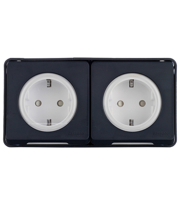 Ổ cắm đôi  Schneider MUR36029 Mureva